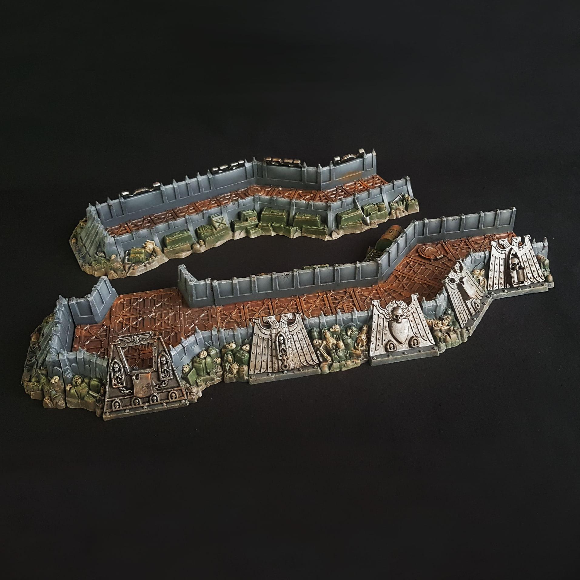 Warhammer 40k/40000 Forge world : Décor fortification / imperial